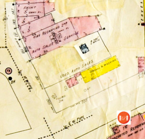 Sanborn Insurance Map of the subject, 1926 - 1959. Courtesy of the Galloway Map Collection.