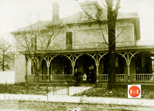 Ferguson Barber's 19th century home which once encompassed these lots. Image courtesy of the WU Pettus Archives - 2015