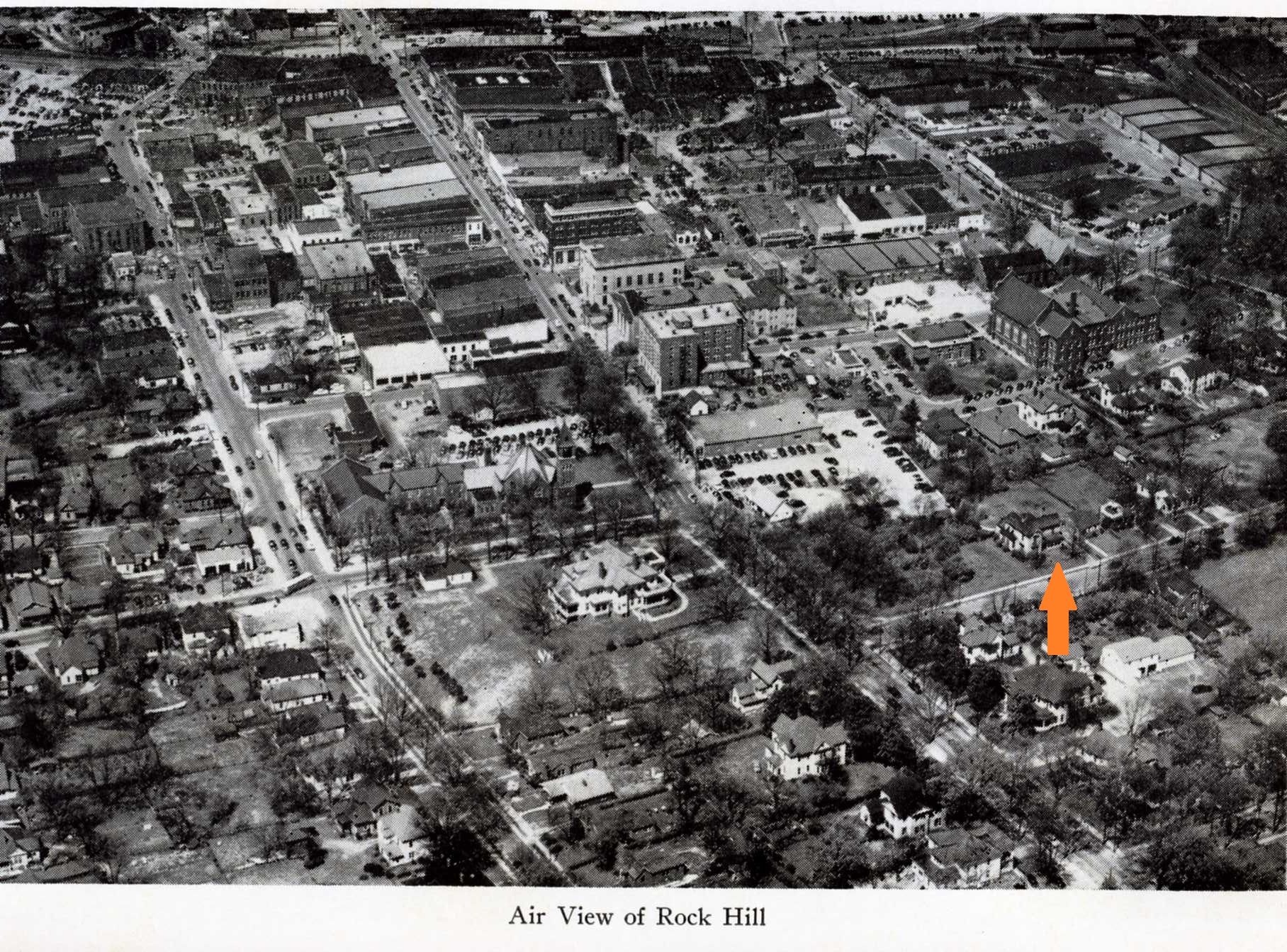 AERIAL VIEW OF THE OLD MANSE - MOVED TO ELIZ LANE