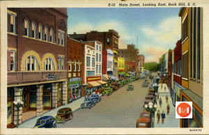Friedheim's Dept. Store on Main Street was one of Rock Hill's oldest and most successful businesses. Courtesy of the Turner Postcard Collection - 2012