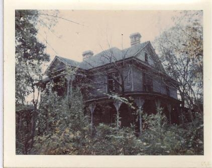 The Rawlinson home just prior to demolishion in the fall of 1967.