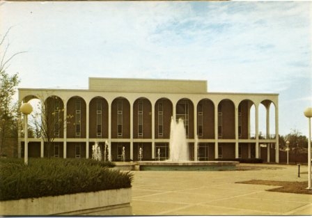 The new Rock Hill City Hall as it appeared in the 1980’s on its new location.