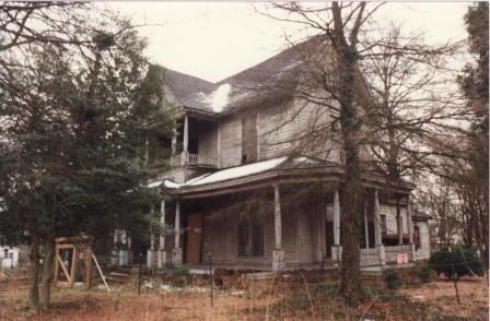 Restoration work on the old home begins in the 1980’s
