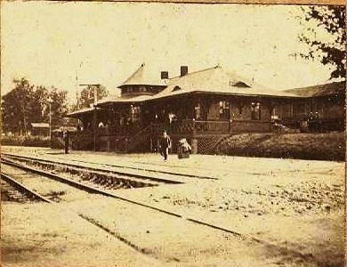 The second or third, and much larger passenger depot, built beside the old depot on the west side of the tracks.  The Herald reported on April 22, 1896 – “There is a kind of lonesome air around the Southern Depot now that the vestibules have been taken off.”
The RH Record reported on March. 11, 1907 - 