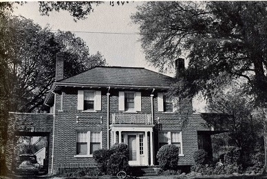 New brick manse constructed in circa 1925.