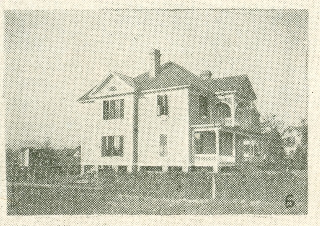 The Phil Taylor – Neely home was remodeled heavily in the 20th century to reflect a Colonial Revival Style.