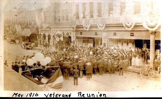 1916 Confederate Reunion in downtown Rock Hill, SC