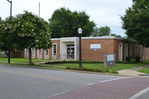 The Social Security Office replaced the beautiful Johnson home.