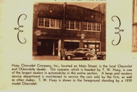 Huey Chevrolet had once been located on East Main Street