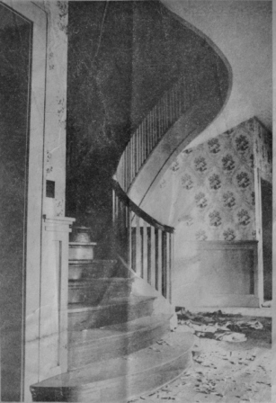 Elegant staircase which once adorned the Roddey home.