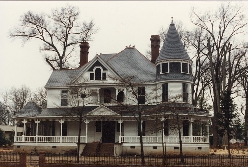 This wonderful Queen Anne style home was constructed by the owners’ father-in-law, Mr. A.D. Holler.