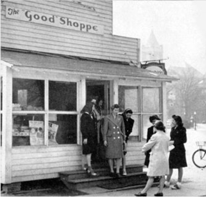Another view of the Good Shoppe on Myrtle Drive which was a popular destination for WTS students.