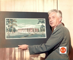 Former Mayor Dave Lyle shows the new design of the Rock Hill City Hall complex.  The Herald reported on Sept. 19, 1900, 