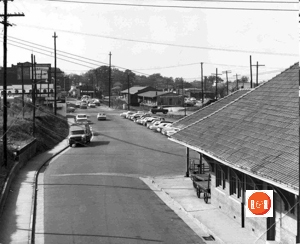 Trade Street once took traffic around the Rock Hill depot.