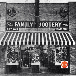 The Bootery was a very popular store for childrens’ shoes along Main Street.