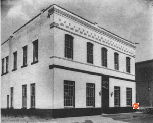 Rock Hill City Hall as it appeared in the 1939 following a complete remodeling.
