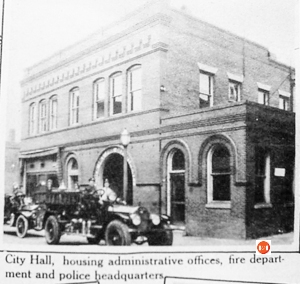 1905 – Sanborn Map showing a diagram of the Old City Hall and Fire Dept. on Hampton Street behind what in 2017 is the City Club.