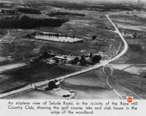 View of the Roddey farm outside of Rock Hill which was the basis for the state of the Rock Hill Country Club
