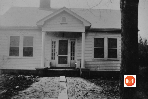 The Craig’s new home on College Avenue originally featured an open porch on the east end of the house.