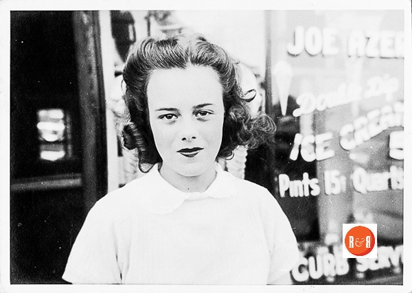 Unidentified girl at the Azer’s Ice Cream Shop. Courtesy of the Pettus Archives at Winthrop University