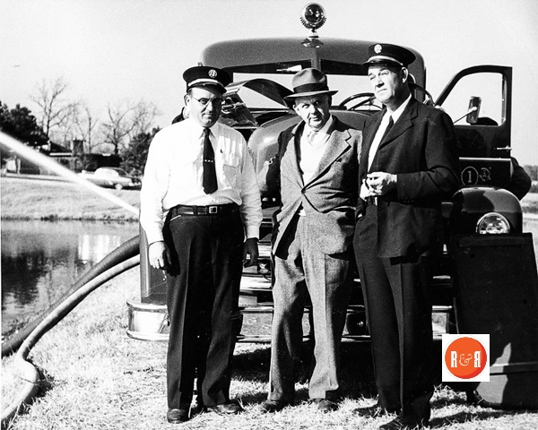 Bill Stevenson, Bob Bryant and Chief Cole in the 1950’s – Courtesy of the Pettus Archives at Winthrop University