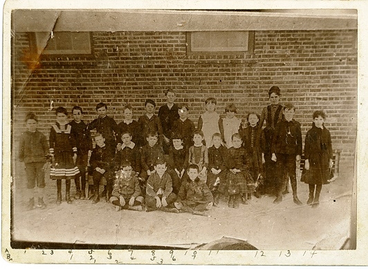Julian Starr is pictured here as #7, in the 1886 Rock Hill Graded School image. Courtesy of the Rock Hill Library.