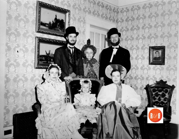 Givens family members dress for the Rock Hill Centennial in 1952