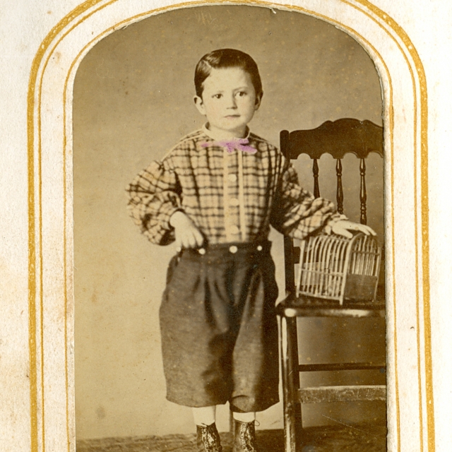 Speight Adams, Jr. as a small boy in Rock Hill, S.C.