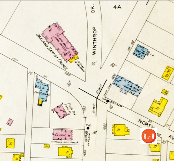 Sanborn Insurance Map 1926 – 1959, courtesy of the Galloway Map Collection.