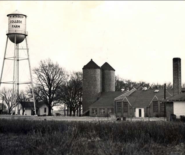 Farm building overlooking the Winthrop Lake in the 1950’s