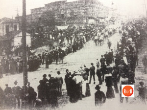 Early undated image of the "Hill" in Rock Hill's downtown. Images from the Old Rock Hill Collection of AFLLC - 2012