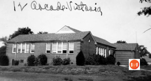 Arcade - Victoria School in the 1940s. Courtesy of the SC Dept. of Archives and History
