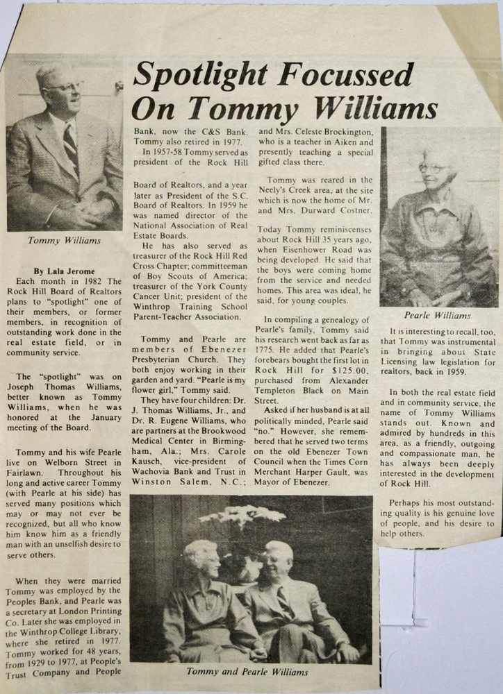 TOMMY WILLIAMS