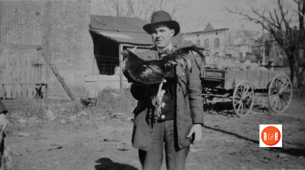 Fighting chickens was a common practice across the region.  Winnsboro, S.C. image courtesy of the Van Center Collection.