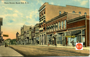 Note this Main St., postcard shows the original location of the Hope Mercantile business on the far right. Courtesy of the Turner Postcard Collection - 2012