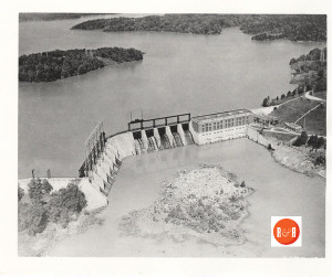 The creation of Lake Wylie was the brainchild of Dr. Gill Wylie, M.D., a New York physician with close kinships to many of Rock Hill's early entrepreneurs. Production of hydroelectric power was important in the development of Rock Hill's industrial expansion. Courtesy of the Jack Tucker Photo Collection - HRH.