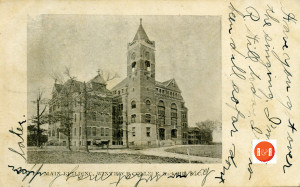 An early view of Winthrop College's Tillman Hall.