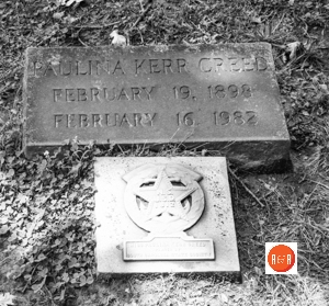 Paulina Kerr Creek was the mother of the Creed children who had an impact on Rock Hill history.