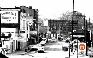 Trade Street looking south in the 1960’s.