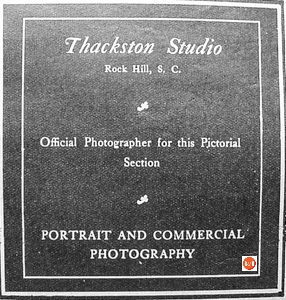 1928 Promotion piece from Thackston Studio’s on Main Street.