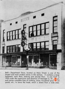 1939 Image of the Belk Store on East Main – Courtesy of the Robert Ratterree Collection. The Rock Hill Herald reported on Nov. 20, 1930 - 