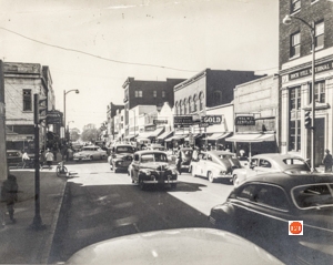 Downtown Rock Hill in the 1940’s – courtesy of the Connie Morton Collection.
