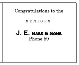 Advertisement from the 1938 Bearcat Annual