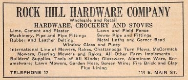 Ad for the hardware company in 1925.