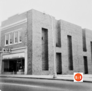 View of the old Rock Hill Hardware Company building in the 1970s. Courtesy of the Mendenhall Collection
