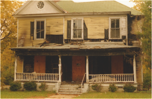 417 East White St., prior to extensive renovations by Historic Rock Hill to preserve the structure.