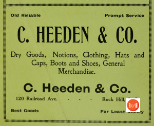 Ad from the 1908 RH City Directory.