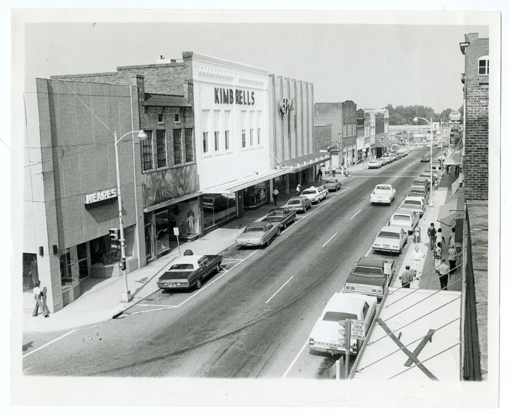 Meares Dept. Store: Corner of Main and Hampton Streets.   Courtesy of the WU Pettus Archives - 2023