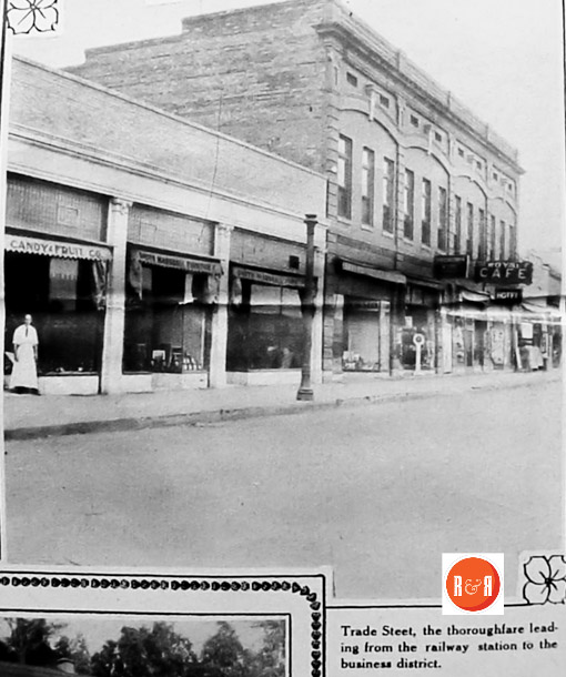 Royal Cafe and Hotel - 1928 on Trade Street