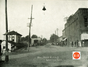 Note this early image shows one of Rock Hill's Depot location as well as the fire station on North Trade.